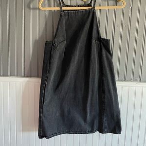 Nordstrom black jean mini dress